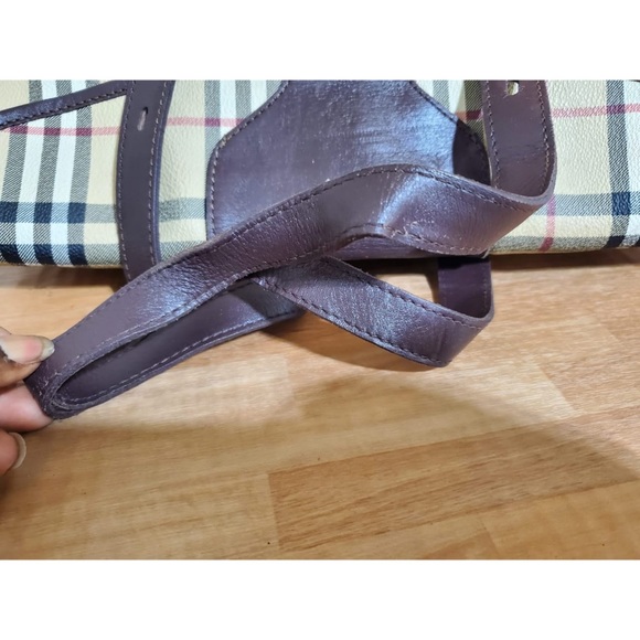 Authentic Burberry Ecordelia Haymarket Check Satchel Shoulder Bag - Picture 7 of 10